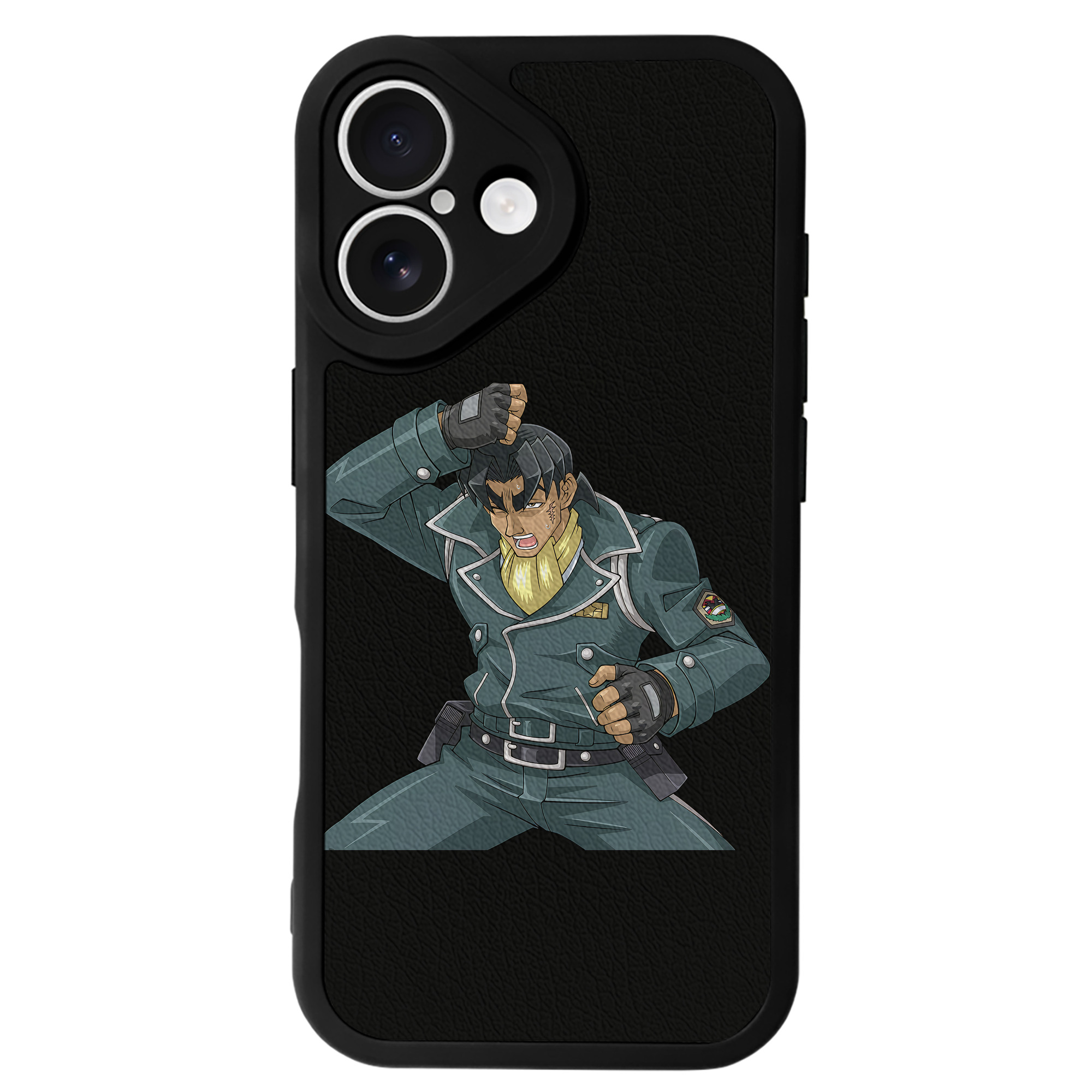（画像用） 遊☆戯☆王 Yu-Gi-Oh! 【iPhone 16シリーズ対応】シリコンスマホケース（レザー調） 材質：シリコン